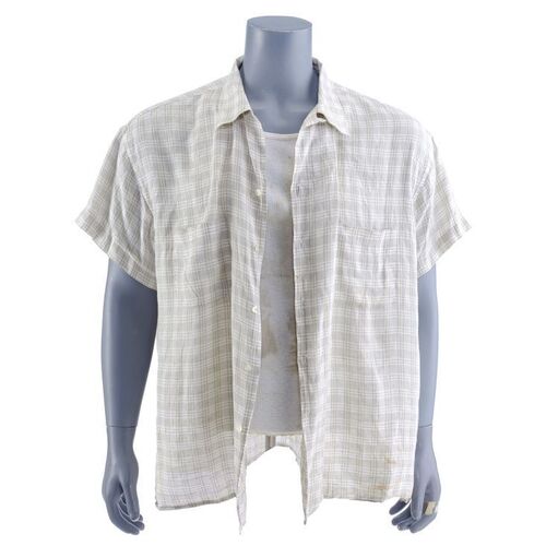 Lot # 667: Die Hard With A Vengeance (1995) - John McClane's (Bruce Willis) Distressed Shirt and Tank Top