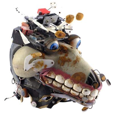 Lot # 669: Dinosaurs (T.V. Series, 1991 - 1995) - Fran Sinclair's (Jessica Walter) Animatronic Head