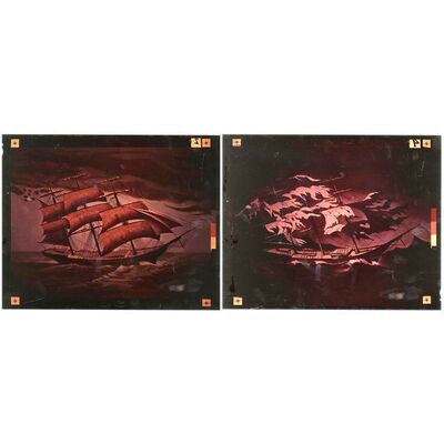 Lot # 672: Disneyland Park - The Haunted Mansion "The Flying Dutchman" Transparency Set
