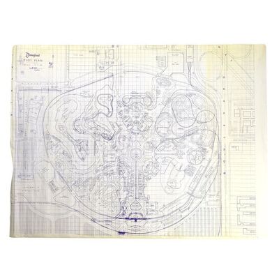 Lot # 675: Disneyland - Plot Plan Blueprint
