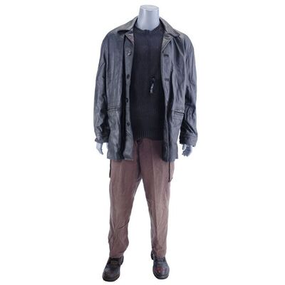 Lot # 700: End Of Days (1999) - Jericho Cane's (Arnold Schwarzenegger) Leather Jacket Costume