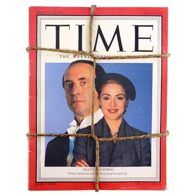 Lot # 713: Evita (1996) - Bundle of Production-Made Time Magazines