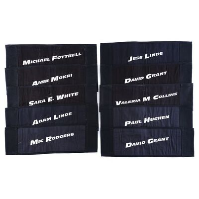 Lot # 721: Fast & Furious (2009) - Set of Chairbacks