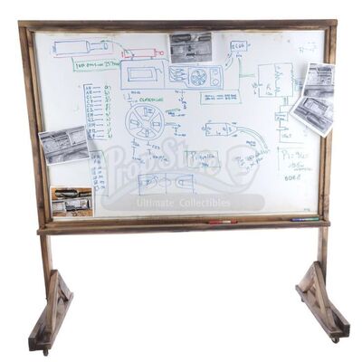 Lot # 722: Fast And Furious Presents: Hobbs And Shaw (2019) - Jonah Hobbs' (Cliff Curtis) Dry Erase Board