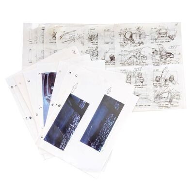 Lot # 733: Flight Of The Intruder (1991) - Hand-Drawn and Printed Jack Johnson Storyboards