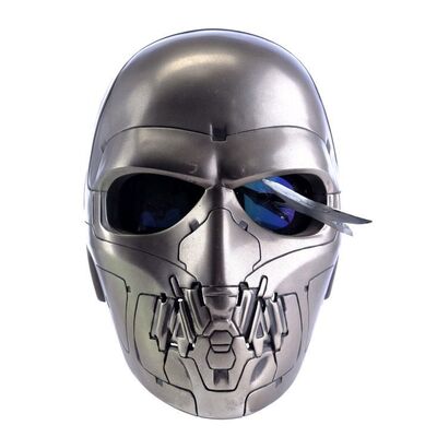 Lot # 753: G.I. Joe: The Rise Of Cobra (2009) - Cobra Neo-Viper Helmet with Snake Eyes' (Ray Park) Throwing Star