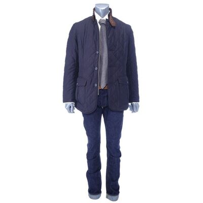 Lot # 768: The Gentleman (2020) - Raymond Smith's (Charlie Hunnam) Quilted Jacket and Attire