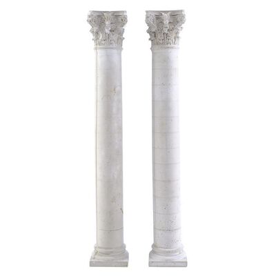Lot # 771: Ghostbusters II (1989) - Pair of Museum Model Miniature Columns