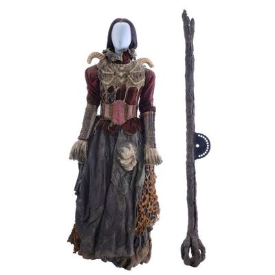 Lot # 801: Hansel & Gretel: Witch Hunters (2013) - Tall Witch's Costume and Broom