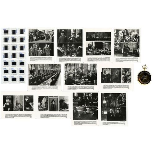 Lot # 807: Harry Potter And The Sorcerer's Stone (2001) - Watch Crew Gift with Promotional Photographs and Slides