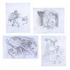 Lot # 809: Harry Potter And The Prisoner Of Azkaban (2004) - Set of Four Hand-Drawn Doug Brode Marketing Concept Sketches