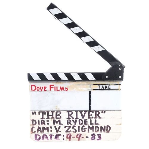 Lot # 815: Heaven's Gate (1980)/The River (1984) - Clapperboard