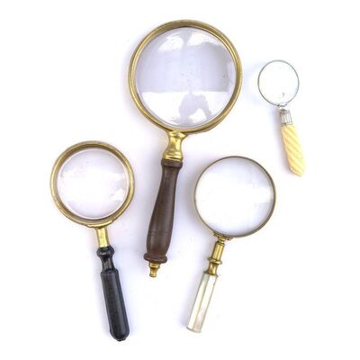 Lot # 827: Holmes & Watson (2018) - Set of Sherlock Holmes' Magnifying Glasses