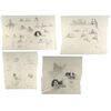 Lot # 835: House On Haunted Hill (1999) - Hand-Drawn Jack Johnson Concept Art on Tracing Paper