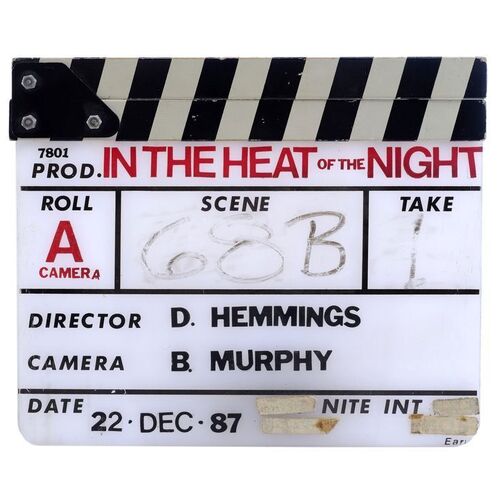 Lot # 846: In The Heat Of The Night (T.V. Series, 1987) - Production Clapperboard