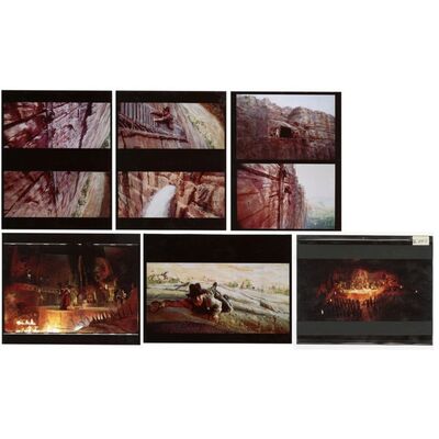 Lot # 855: Indiana Jones And The Temple Of Doom (1984) - Set of Six Cibachrome Color Prints
