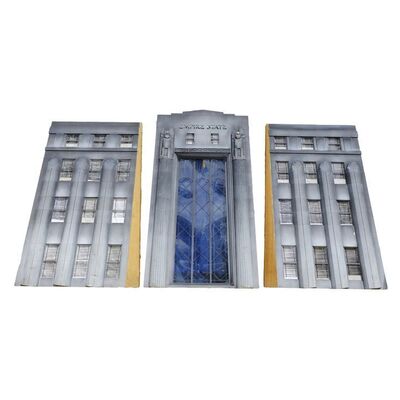 Lot # 860: James And The Giant Peach (1996) - Empire State Building Model Miniature Panels