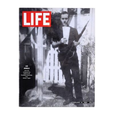 Lot # 867: JFK (1991) - "Lee Oswald" Life Magazine