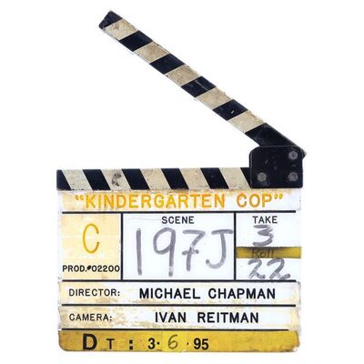 Lot # 887: Kindergarten Cop (1990) - Clapperboard