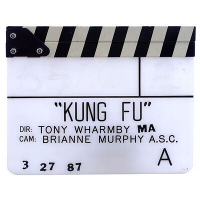 Lot # 889: Kung Fu: The Next Generation (T.V. Movie, 1987) - "A" Camera Clapperboard