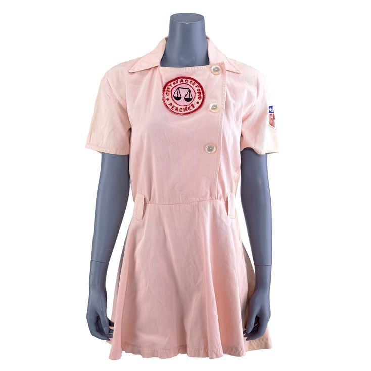 Rockford Peaches 'A League of Their Own' Jersey Signed by (9) with