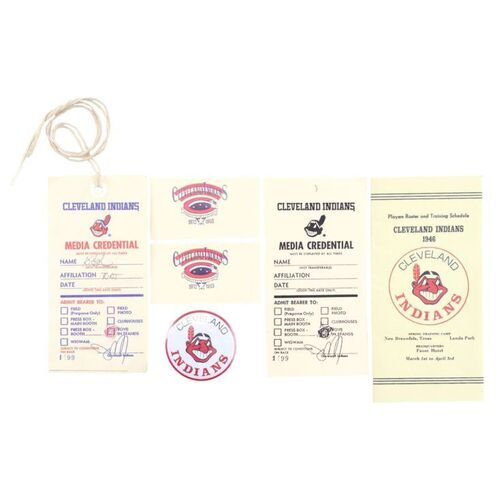 Lot # 931: Major League II (1994) - Set of Cleveland Indians Memorabilia