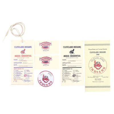 Lot # 931: Major League II (1994) - Set of Cleveland Indians Memorabilia