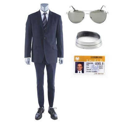 Lot # 935: Marvel's Agents Of S.H.I.E.L.D. (T.V. Series, 2019 - 2020) - Phil Coulson's Chronicom LMD Activation Suit Costume