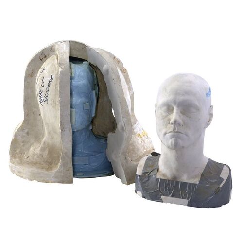 Lot # 954: The Mask (1994) - The Mask SFX Makeup Mold with Jim Carrey Lifecast