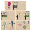 Lot # 971: Men In Black (1997) - Hand-Drawn John Bell Alien Concept Art