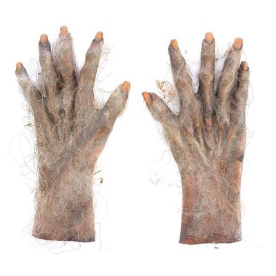 Lot # 977: Michael Jackson's Thriller (Music Video, 1983) - Hairy Monster Gloves