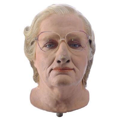 Lot # 994: Mrs. Doubtfire (1993) - Mrs. Doubtfire (Robin Williams) Replica Head