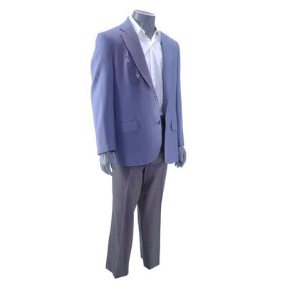 Lot # 1025: The Offer (T.V. Series, 2022) - Joe Colombo's Bullet-Riddled Death Costume