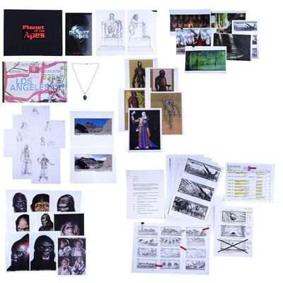 Lot # 1071: Planet Of The Apes (2001) - Concept Art, Storyboards and Production Ephemera