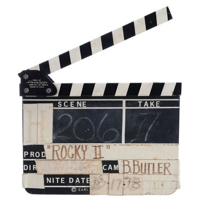 Lot # 1101: Rocky II (1979) - Clapperboard