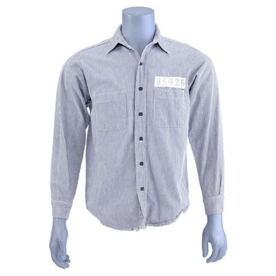 Lot # 1118: The Shawshank Redemption (1994) - Shawshank Prison Inmate Shirt