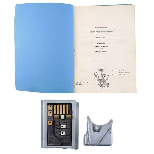 Lot # 1122: Short Circuit (1986) - Johnny 5 (Tim Blaney) Robot Components with Eric Allard's Hand-Annotated Script