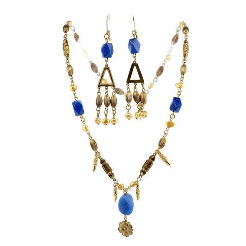 Lot # 1131: Spartacus (T.V. Series, 2010) - Lucretia's (Lucy Lawless) Necklace and Earrings