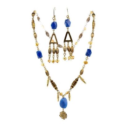 Lot # 1131: Spartacus (T.V. Series, 2010) - Lucretia's (Lucy Lawless) Necklace and Earrings