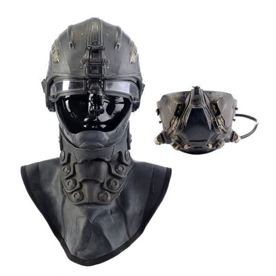 Lot # 1138: Spectral (2016) - Tactical Helmet and Cowl