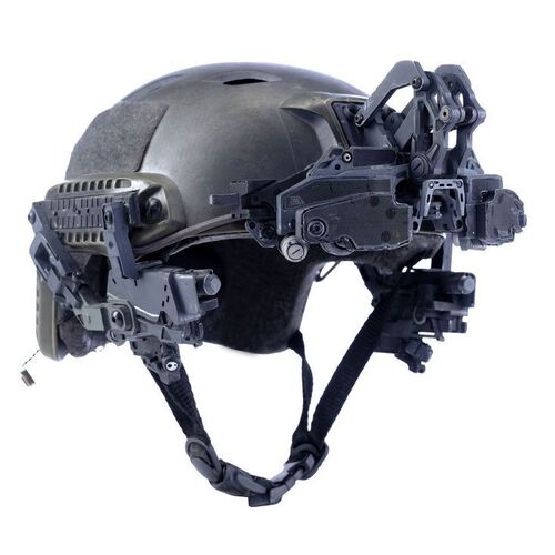 Lot # 1139: Spectral (2016) - Jackson's (Peter J. Chaffey) Tactical Helmet with Hyperspectral Goggles