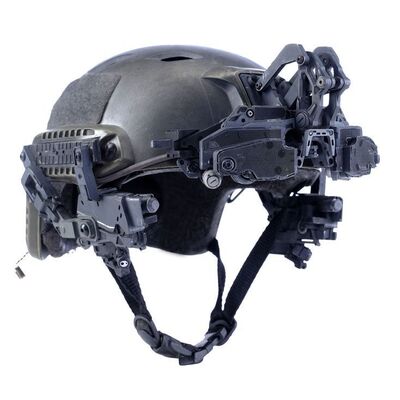 Lot # 1139: Spectral (2016) - Jackson's (Peter J. Chaffey) Tactical Helmet with Hyperspectral Goggles