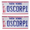 Lot # 1150: Spider-Man (2002)/Spider-Man II (2004) - Pair of Oscorp License Plates