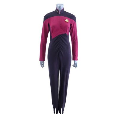 Lot # 1160: Star Trek: The Next Generation (T.V. Series, 1987 - 1994) - Women's Starfleet Command Costume