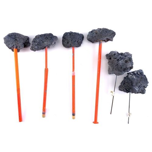 Lot # 1170: Star Trek: The Next Generation (T.V. Series, 1987 - 1994) - Set of Six VFX Asteroids