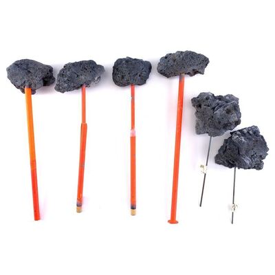 Lot # 1170: Star Trek: The Next Generation (T.V. Series, 1987 - 1994) - Set of Six VFX Asteroids