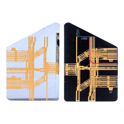 Lot # 1172: Star Trek: Deep Space Nine (T.V. Series, 1993 - 1999) - Pair of Starfleet Circuitry Panels