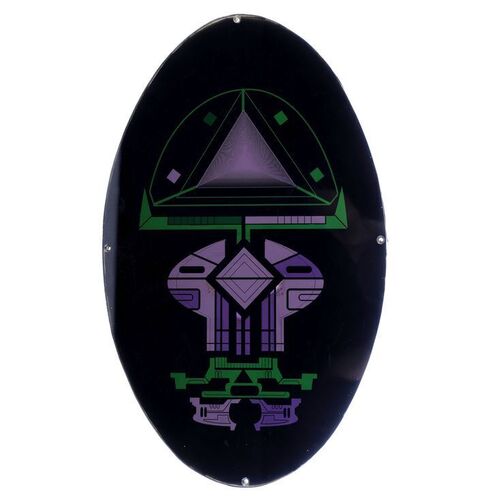 Lot # 1173: Star Trek: Deep Space Nine (T.V. Series, 1993 - 1999) - Jem'Hadar Battle Cruiser Bridge Panel