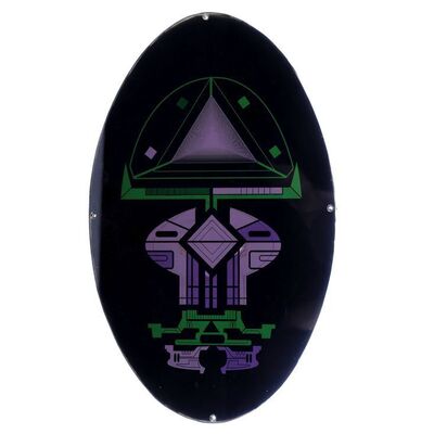 Lot # 1173: Star Trek: Deep Space Nine (T.V. Series, 1993 - 1999) - Jem'Hadar Battle Cruiser Bridge Panel