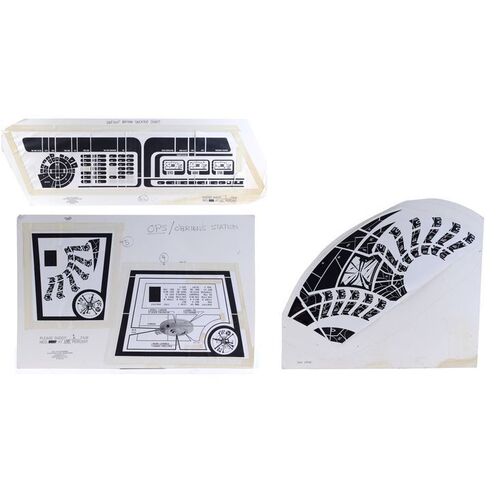 Lot # 1175: Star Trek: Deep Space Nine (T.V. Series, 1993 - 1999) - Three Original Console Designs